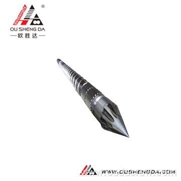 Bimetallic nitride injection molding screw and barrel